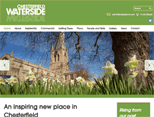 Tablet Screenshot of chesterfieldwaterside.com